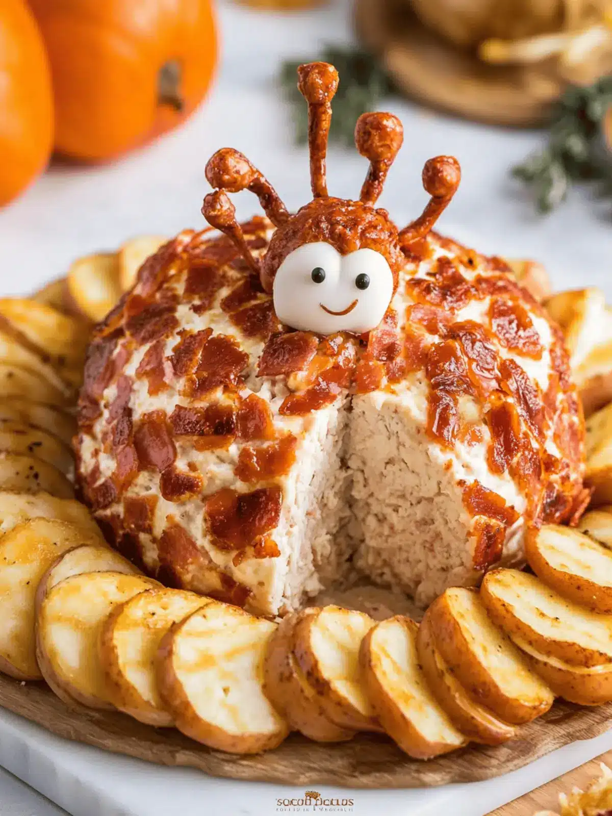 Savory Turkey Cheeseball: Your Thanksgiving Showstopper! 3 Turkey Cheeseball