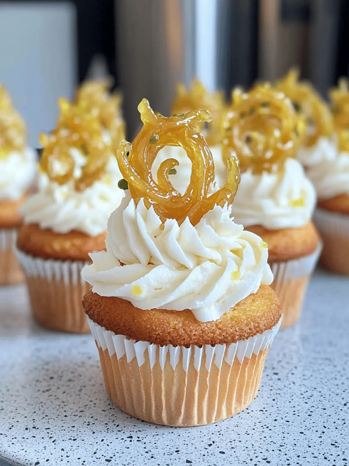 Jalebi Cupcakes