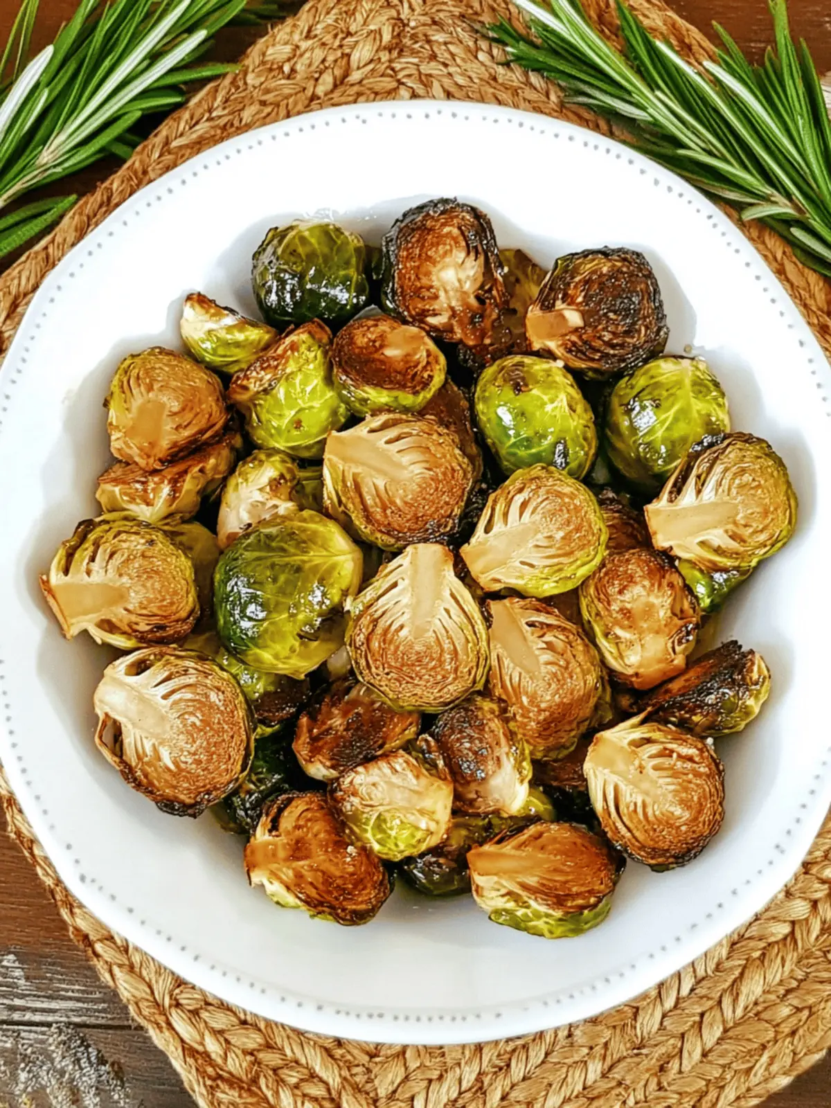 Irresistibly Crispy Roasted Brussels Sprouts with Mushrooms 4 Roasted Brussels Sprouts