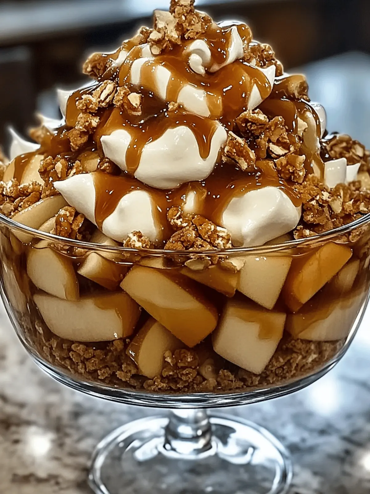 Caramel Apple Trifle
