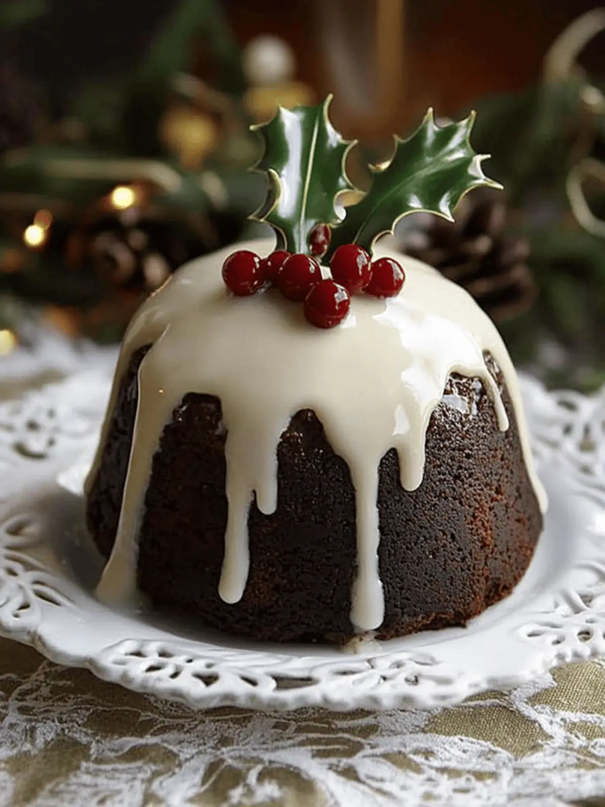 British Christmas Pudding