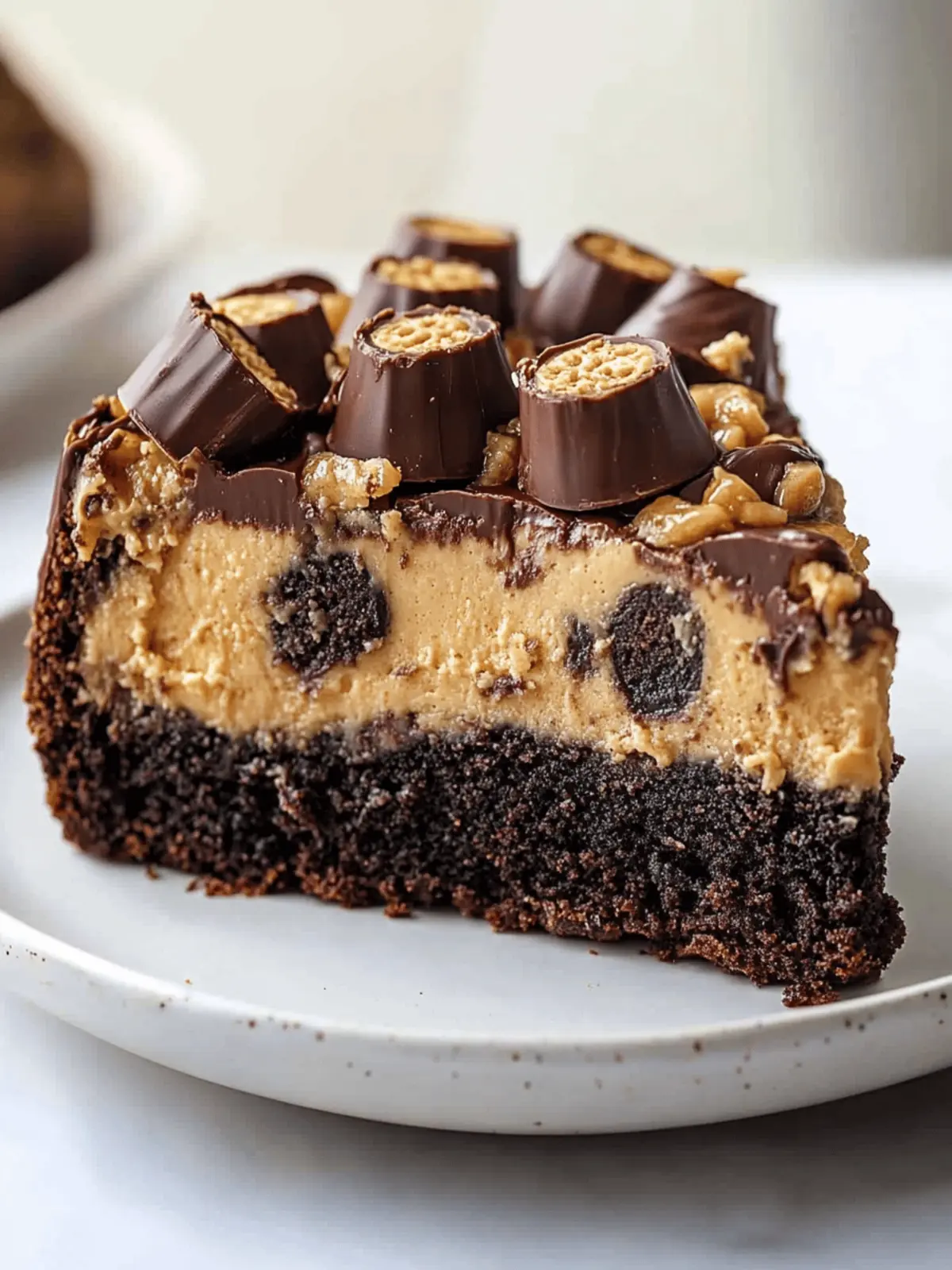 Peanut Butter Cup Dump Cake