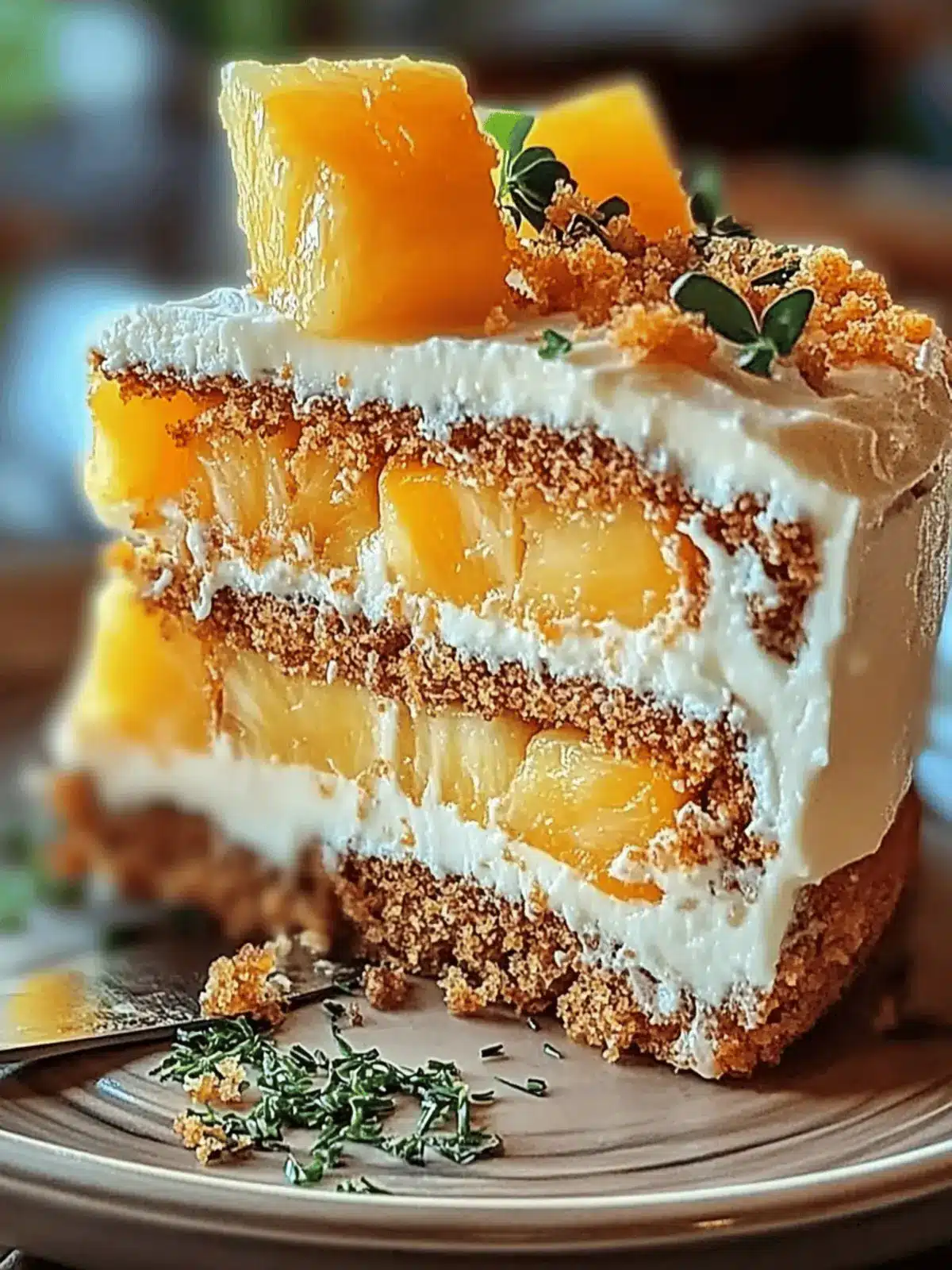 Hawaiian Carrot Pineapple Cake