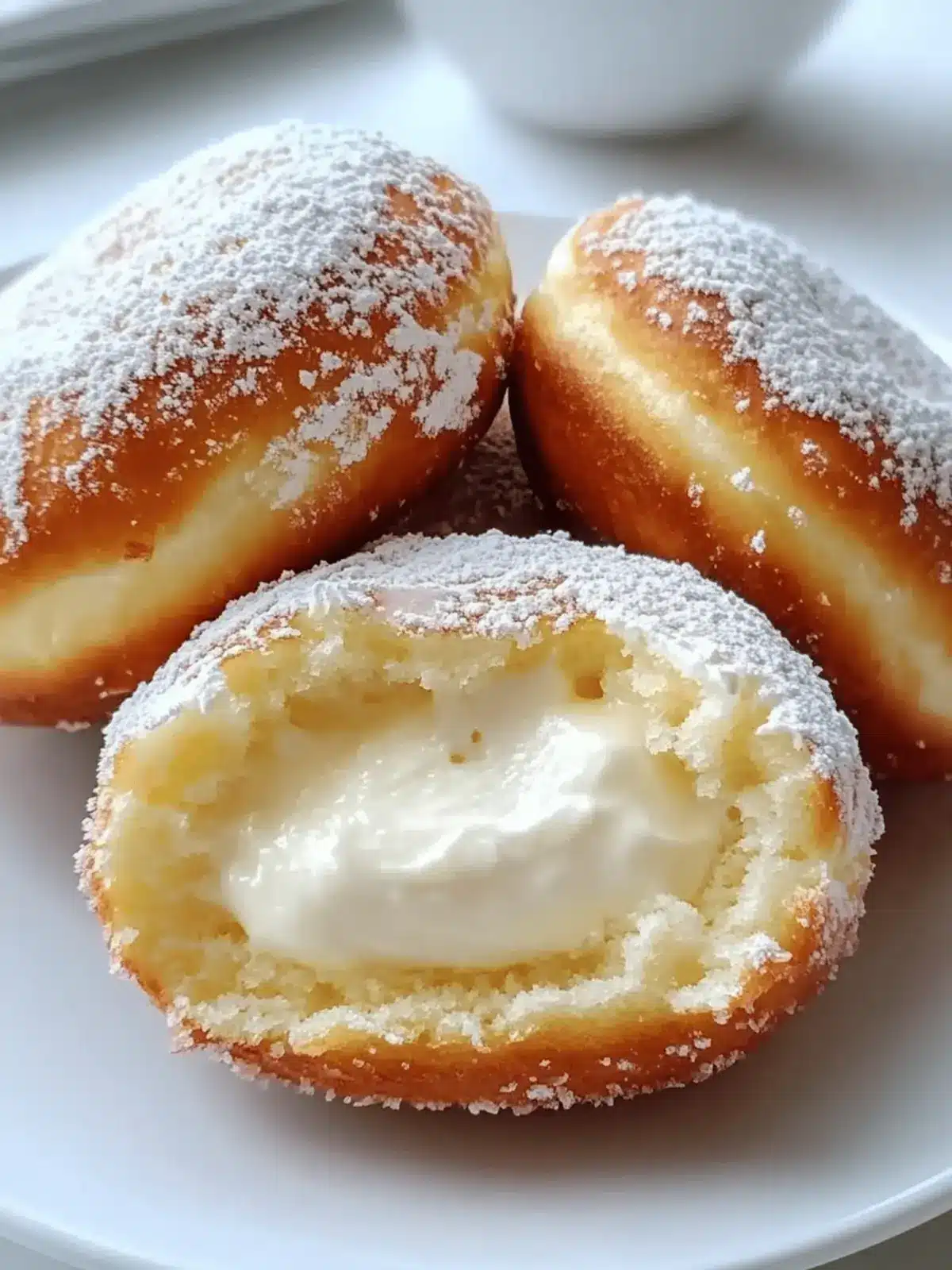 Bavarian Cream Doughnuts