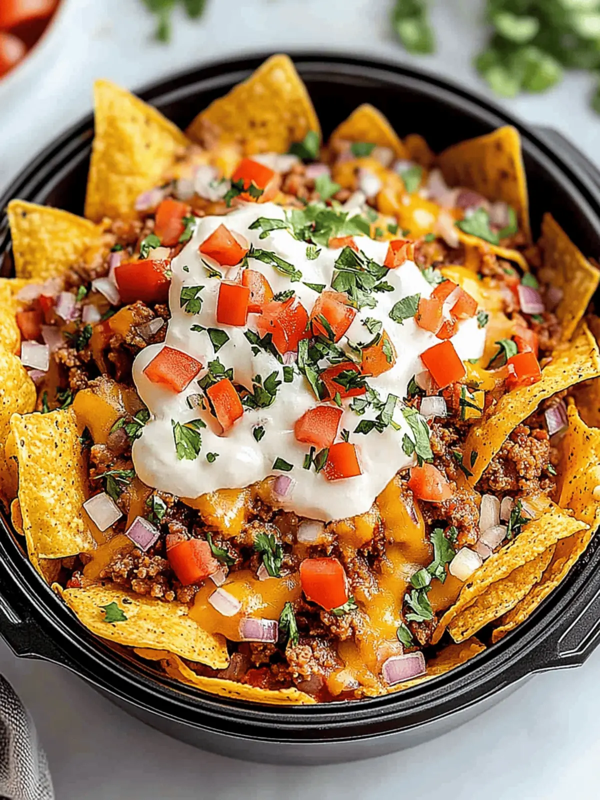 Air Fryer Nachos