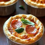 Mini Pizza Pot Pies