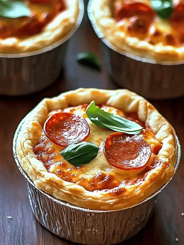 Mini Pizza Pot Pies