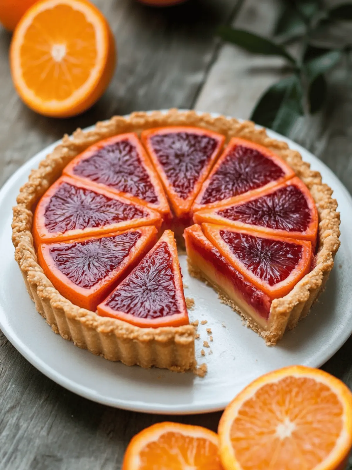 Irresistible Blood Orange Tart with Almond Crust to Impress 3 Blood Orange Tart with Almond Crust