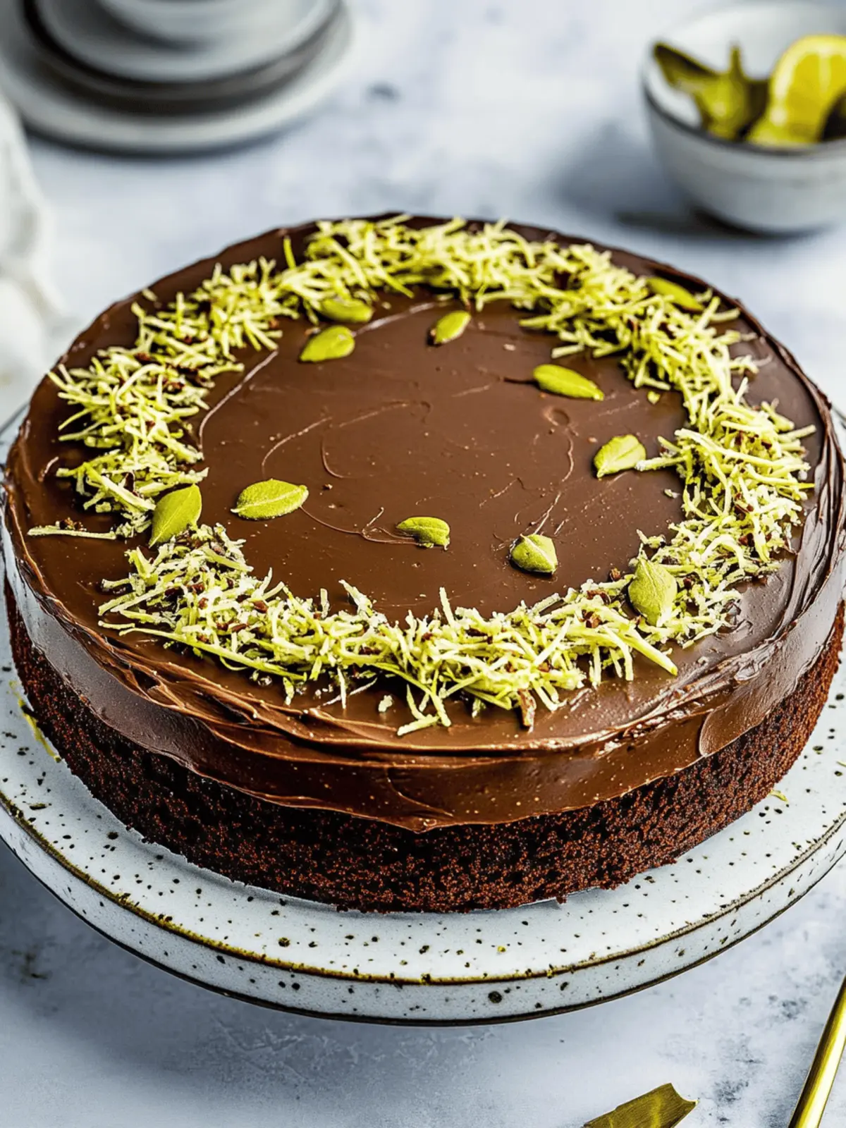 Dubai Chocolate Cake