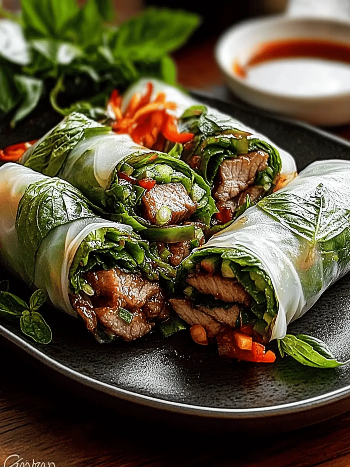 Savory Thai Basil Beef Rolls: Quick, Healthy & Customizable 4 Thai Basil Beef Rolls