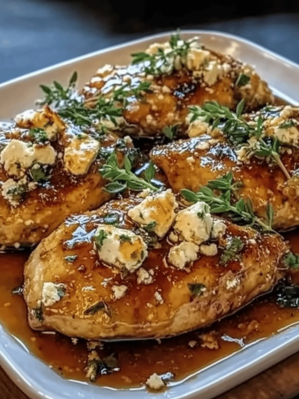Hot Honey Infused Feta Chicken