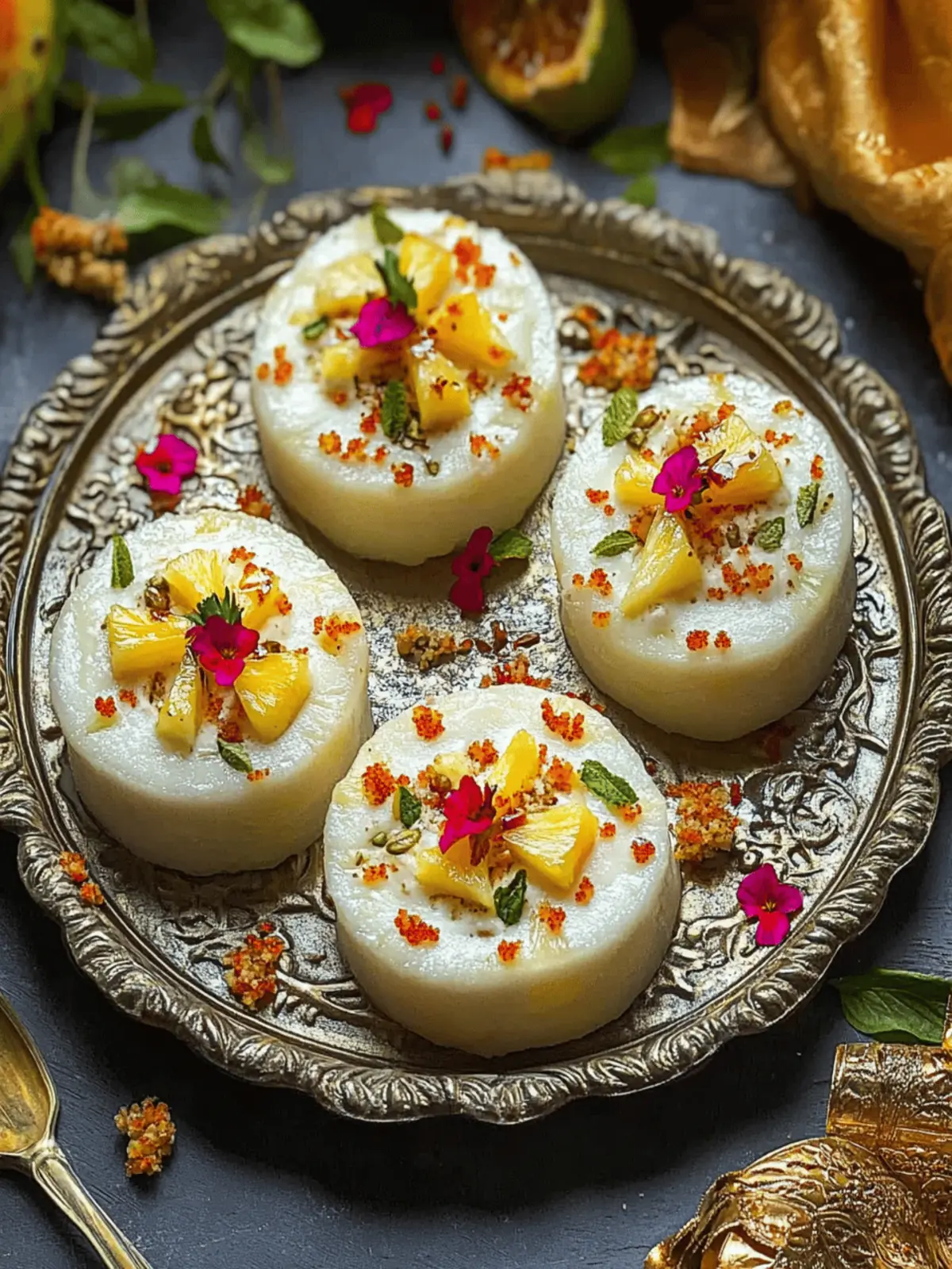 Pineapple Sandesh