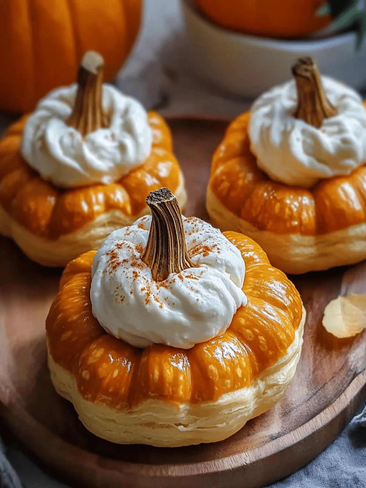 Delicious Crescent Pumpkins with Cream Cheese for Fall Festivities 3 Crescent Pumpkins with Cream Cheese