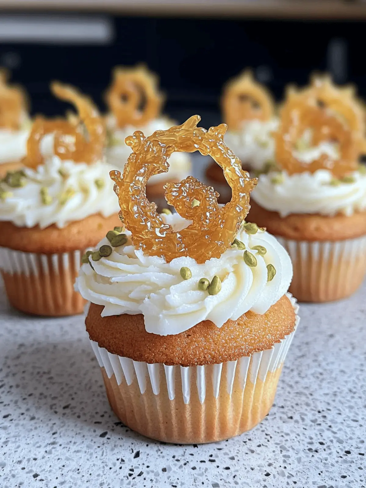 Jalebi Cupcakes
