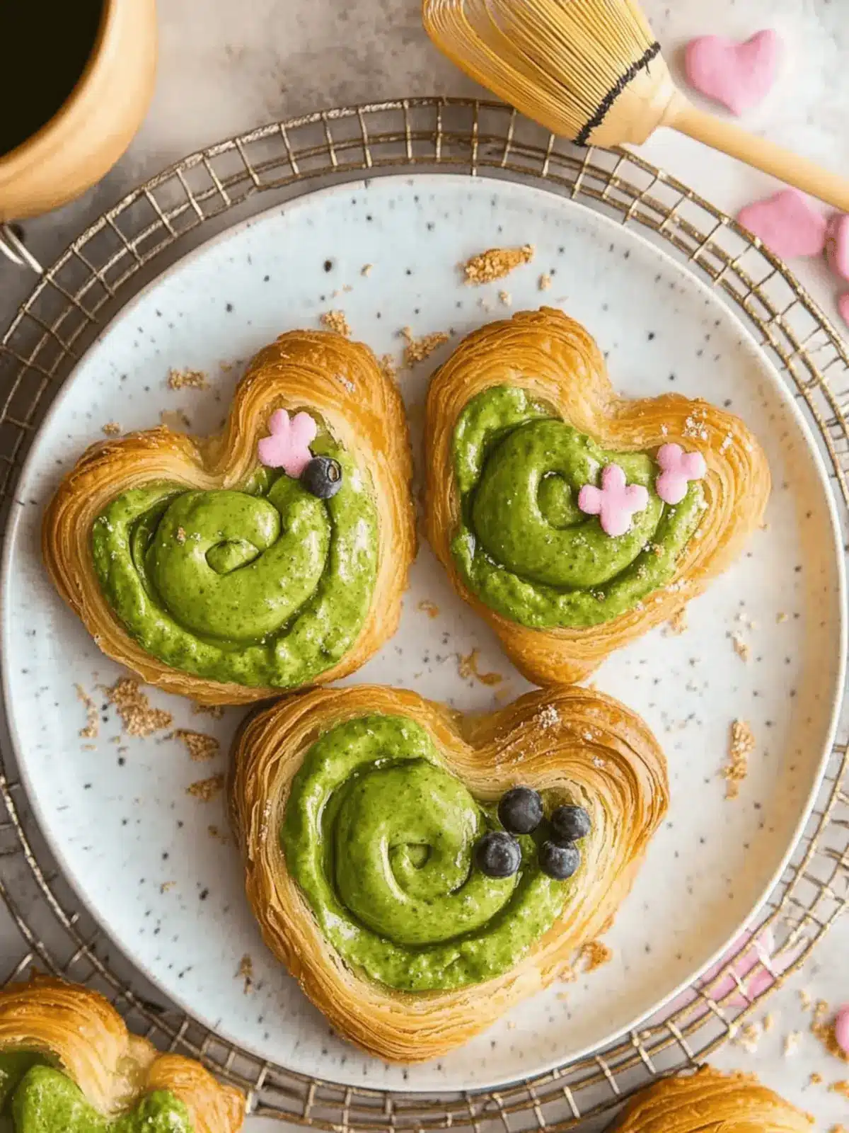 Irresistible Matcha Danishes – Flaky, Creamy, Homemade Joy 5 Matcha Danishes