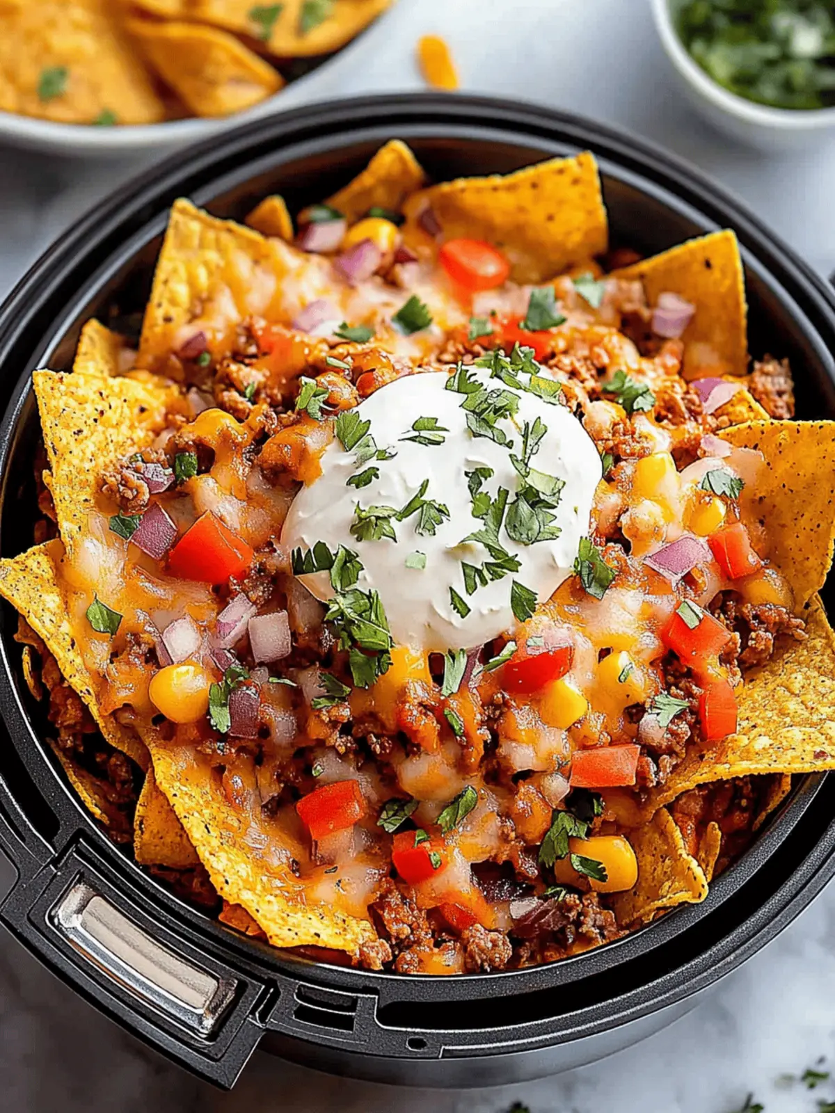 Air Fryer Nachos