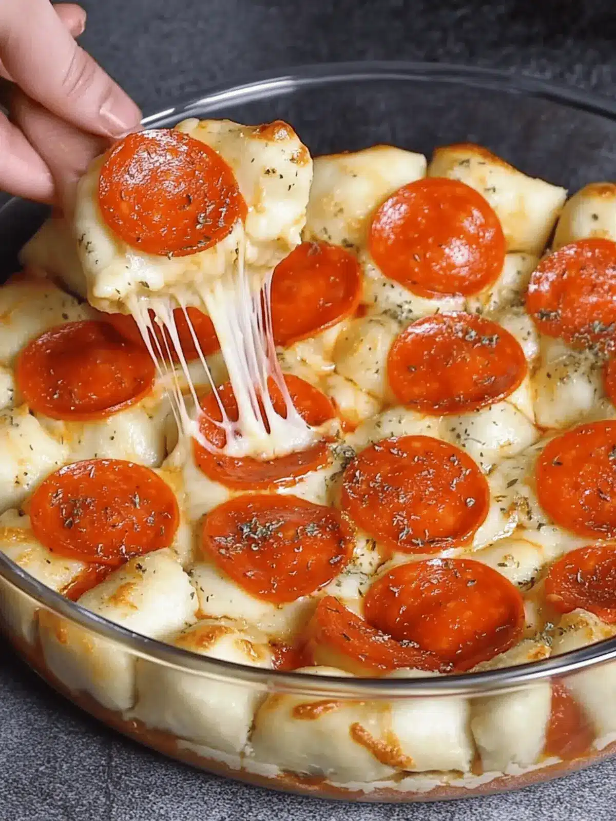 Cheesy Halloween Pizza Dip to Wow Your Party Guests 3 Halloween Pizza Dip