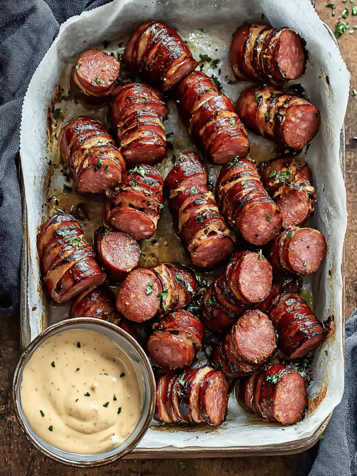 Mustard Hasselback Kielbasa Bites That Wow Every Time 3 Mustard Hasselback Kielbasa Bites