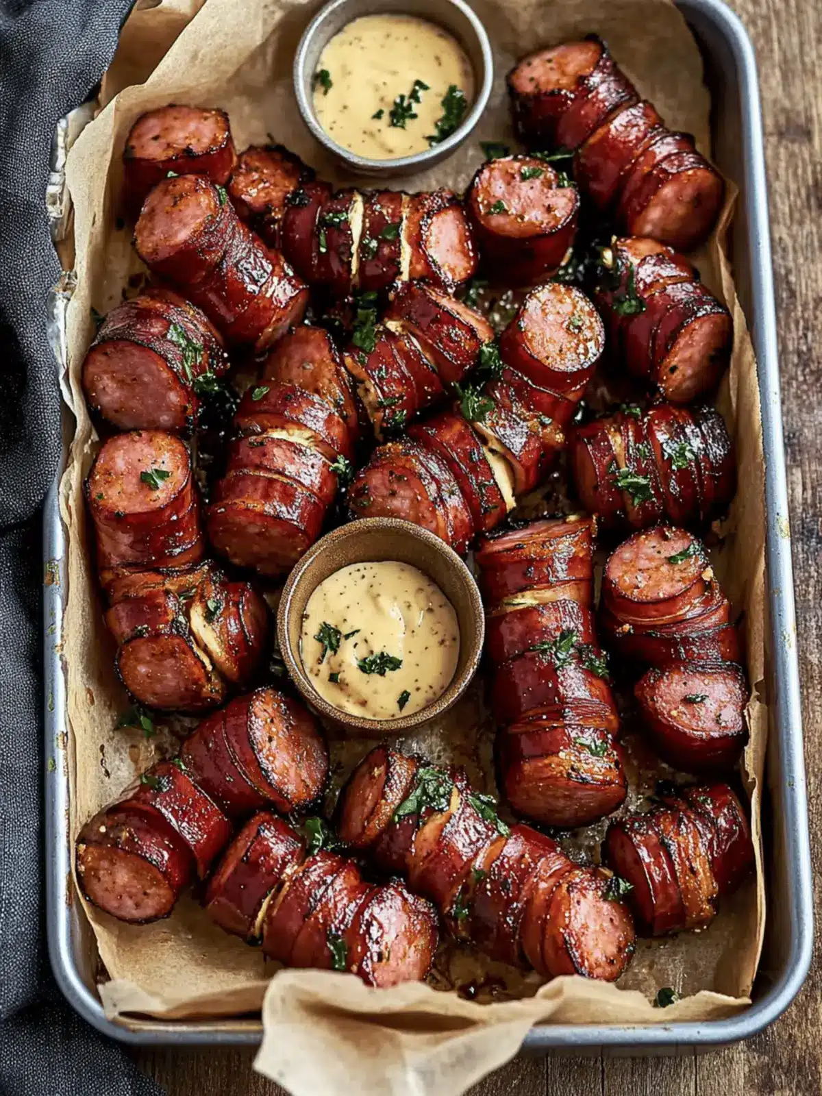 Mustard Hasselback Kielbasa Bites That Wow Every Time 2 Mustard Hasselback Kielbasa Bites