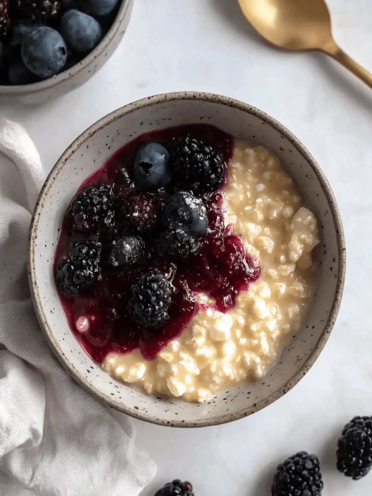 Custard Oats with Berry Compote: A Quick Wholesome Breakfast 4 Custard Oats