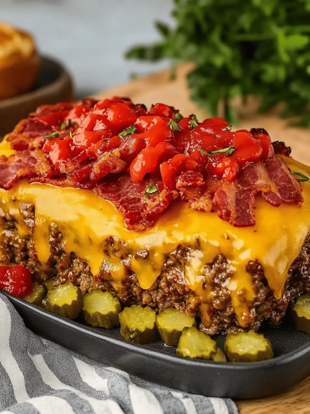 Bacon Cheeseburger Meatloaf
