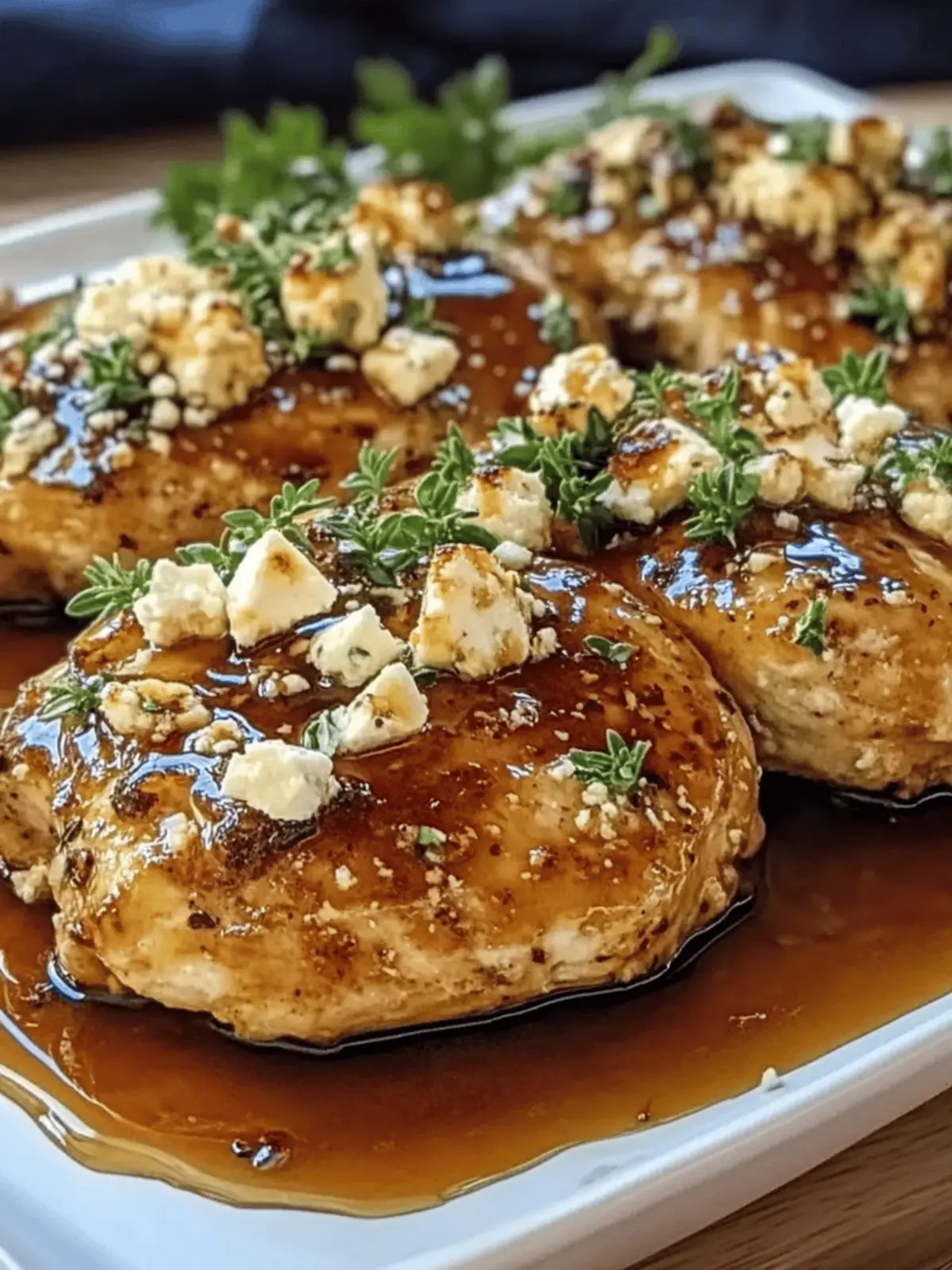 Hot Honey Infused Feta Chicken