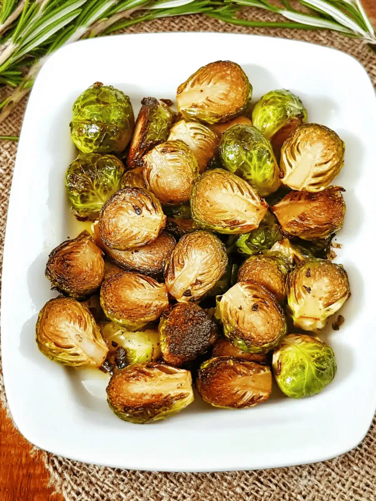 Irresistibly Crispy Roasted Brussels Sprouts with Mushrooms 3 Roasted Brussels Sprouts