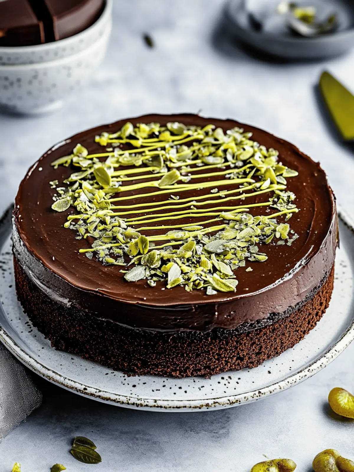 Dubai Chocolate Cake