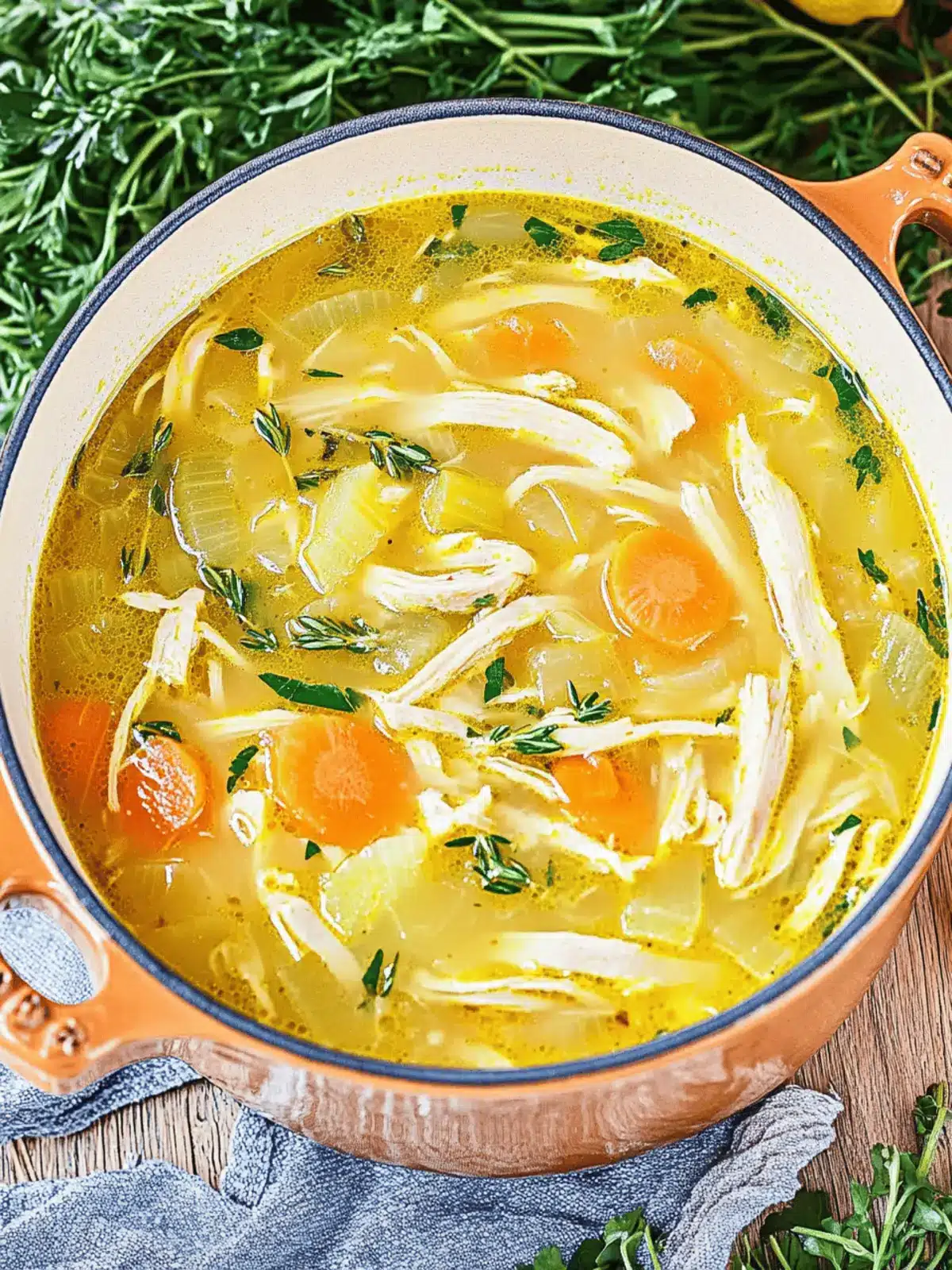 Healing Chicken Soup: Your 30-Minute Comfort Fix 4 Healing Chicken Soup