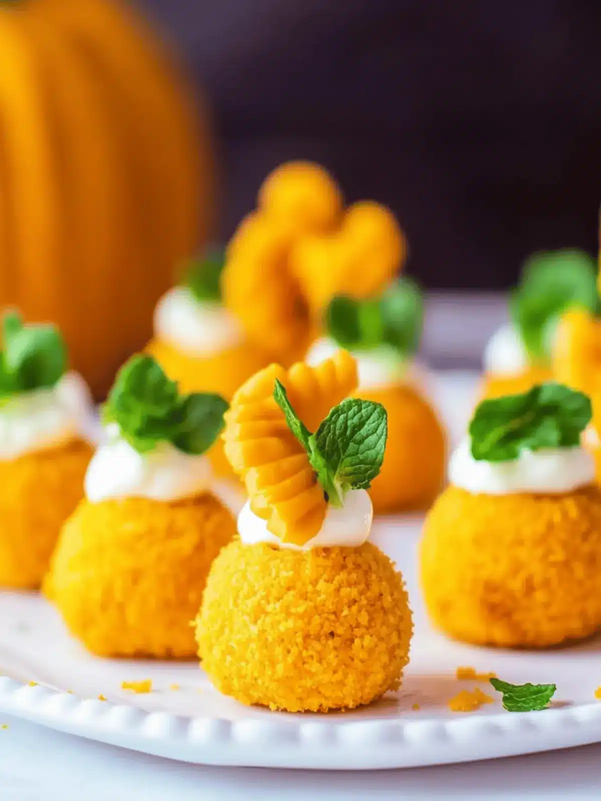 Mini Pumpkin Cheese Balls: Easy Festive Treats to Wow Guests 3 Mini Pumpkin Cheese Balls