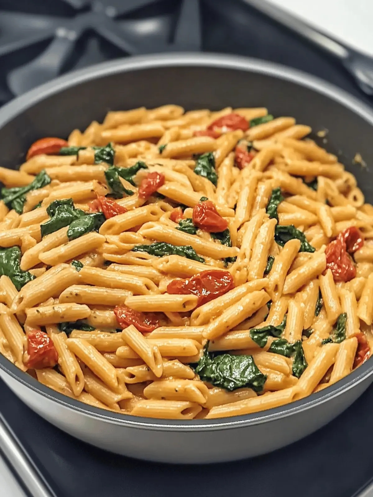 One-Pot Spinach Tomato Pasta: Quick, Creamy Dinner Bliss 5 One-Pot Spinach Tomato Pasta