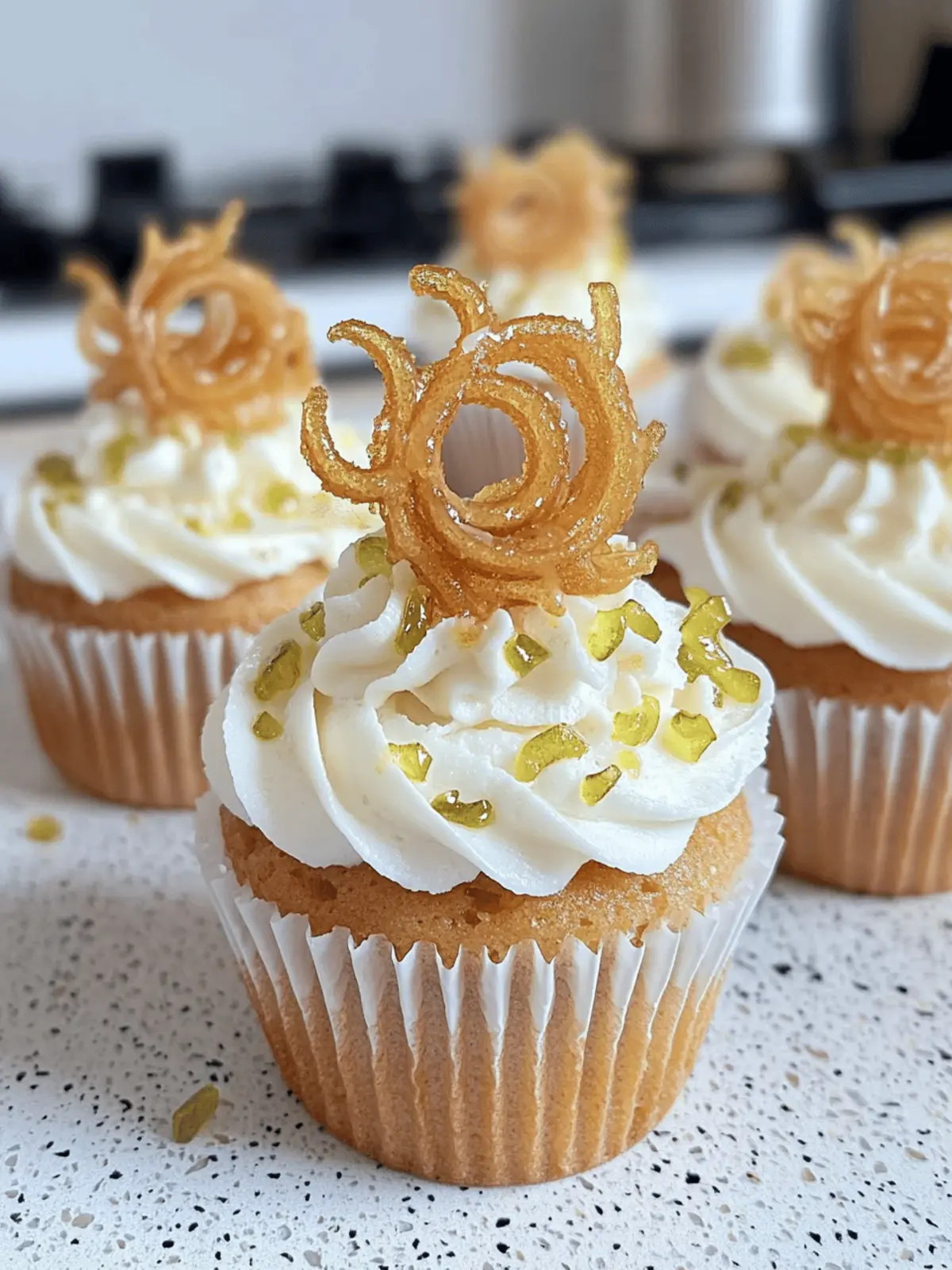 Jalebi Cupcakes