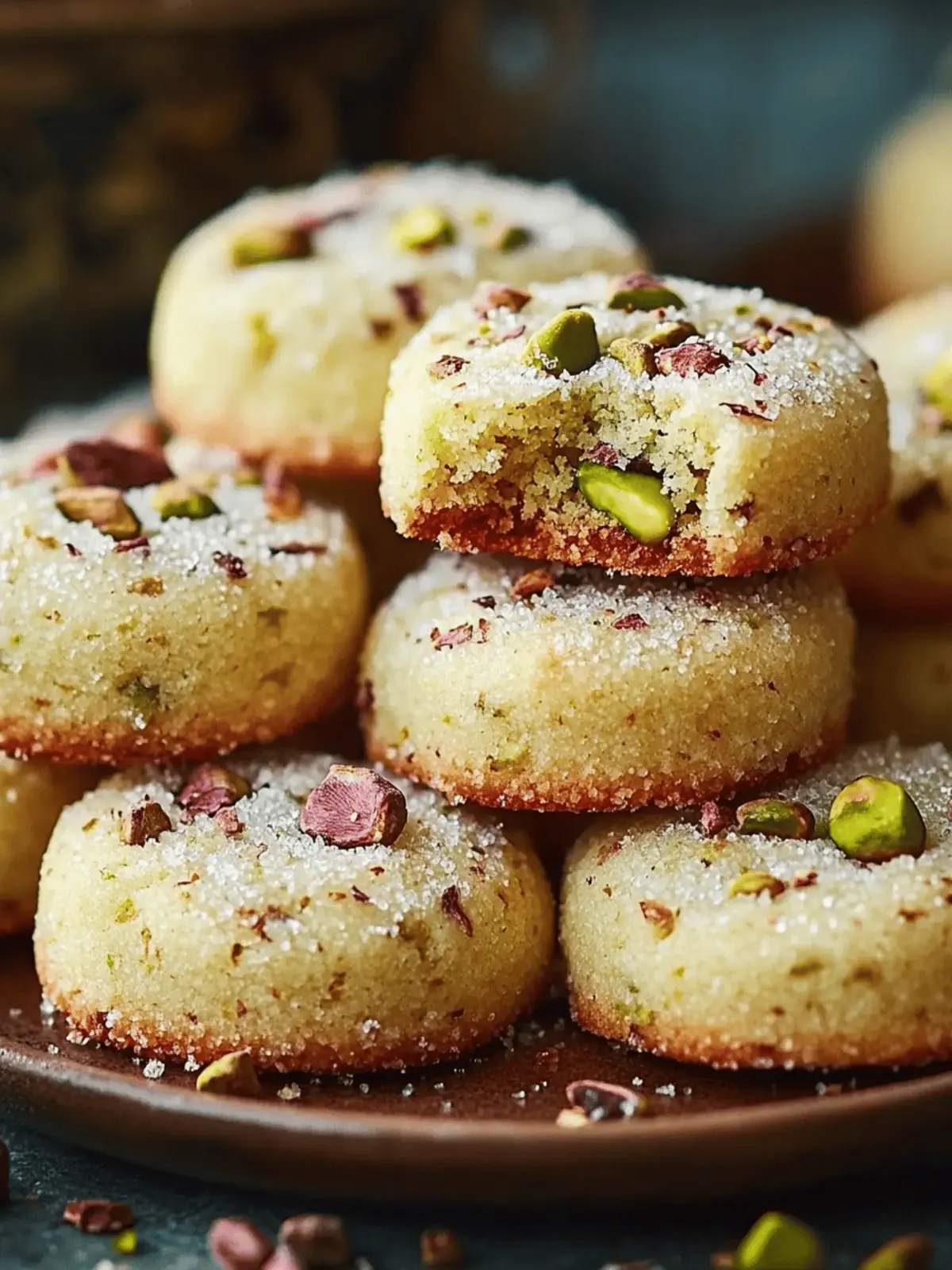 Pistachio Wedding Cookies: A Light Delight for Every Celebration 4 Pistachio Wedding Cookies