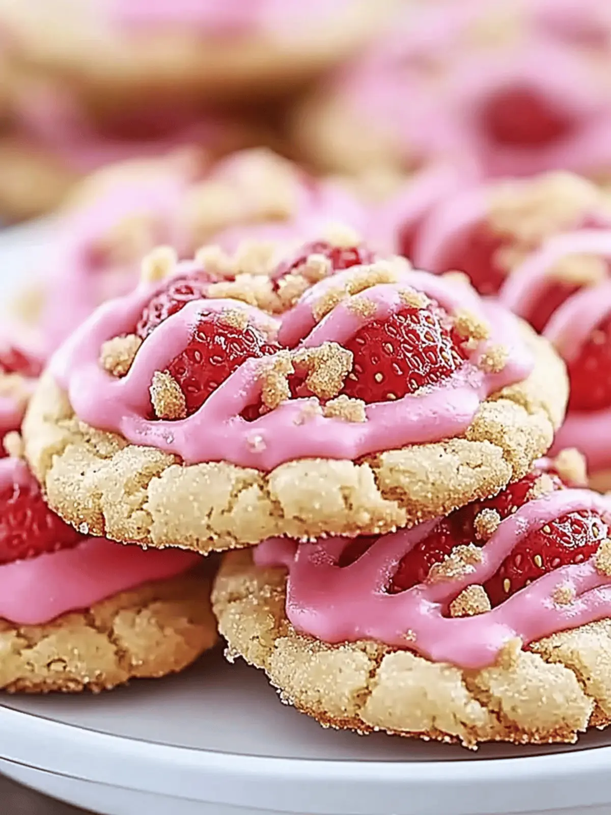 Irresistible Strawberry Crunch Cookies for Nostalgic Summer Joy 2 Strawberry Crunch Cookies