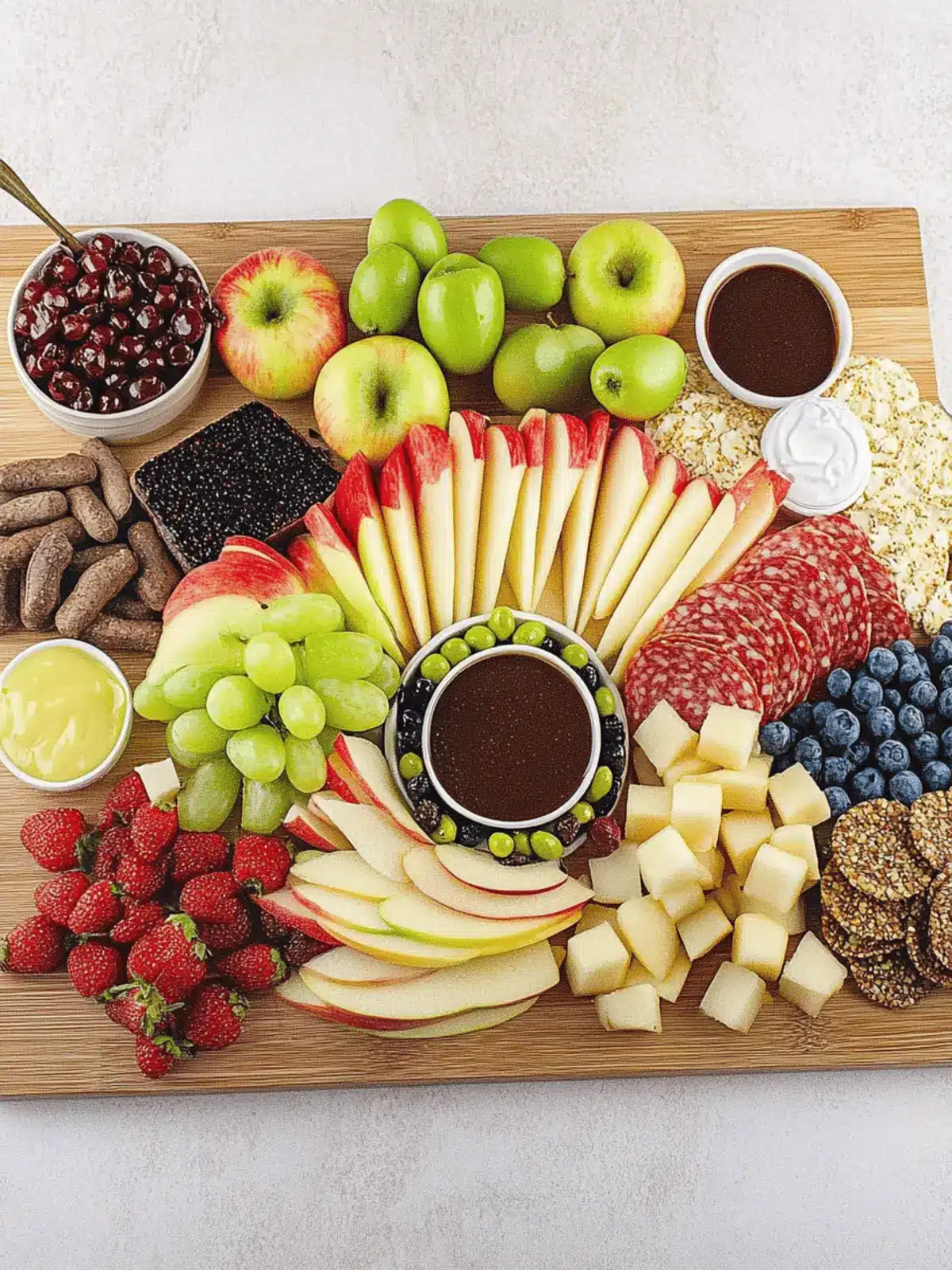 Caramel Apple Charcuterie Board