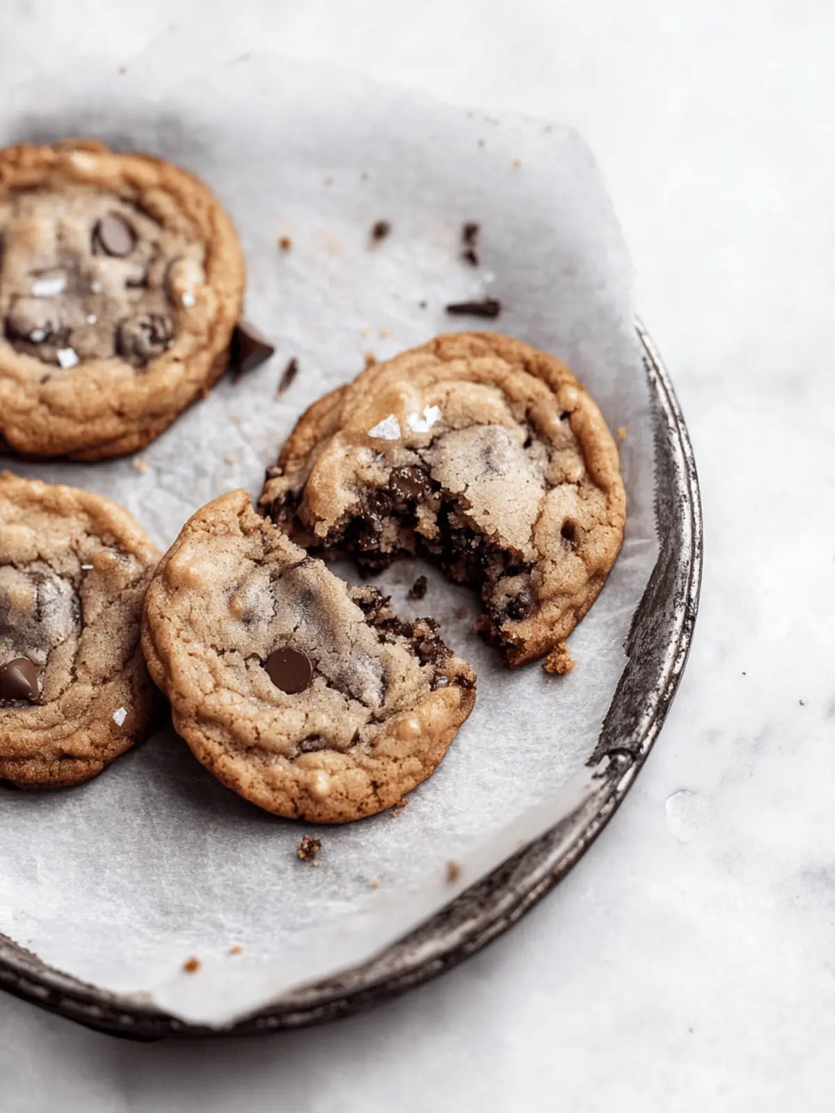 Banana Bread Chocolate Chip Cookies