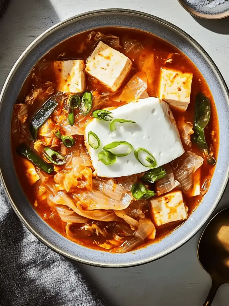Kimchi-Tofu Soup
