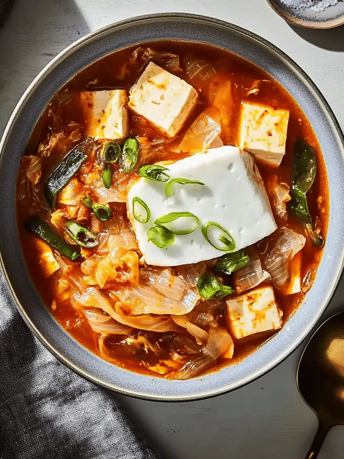 Kimchi-Tofu Soup