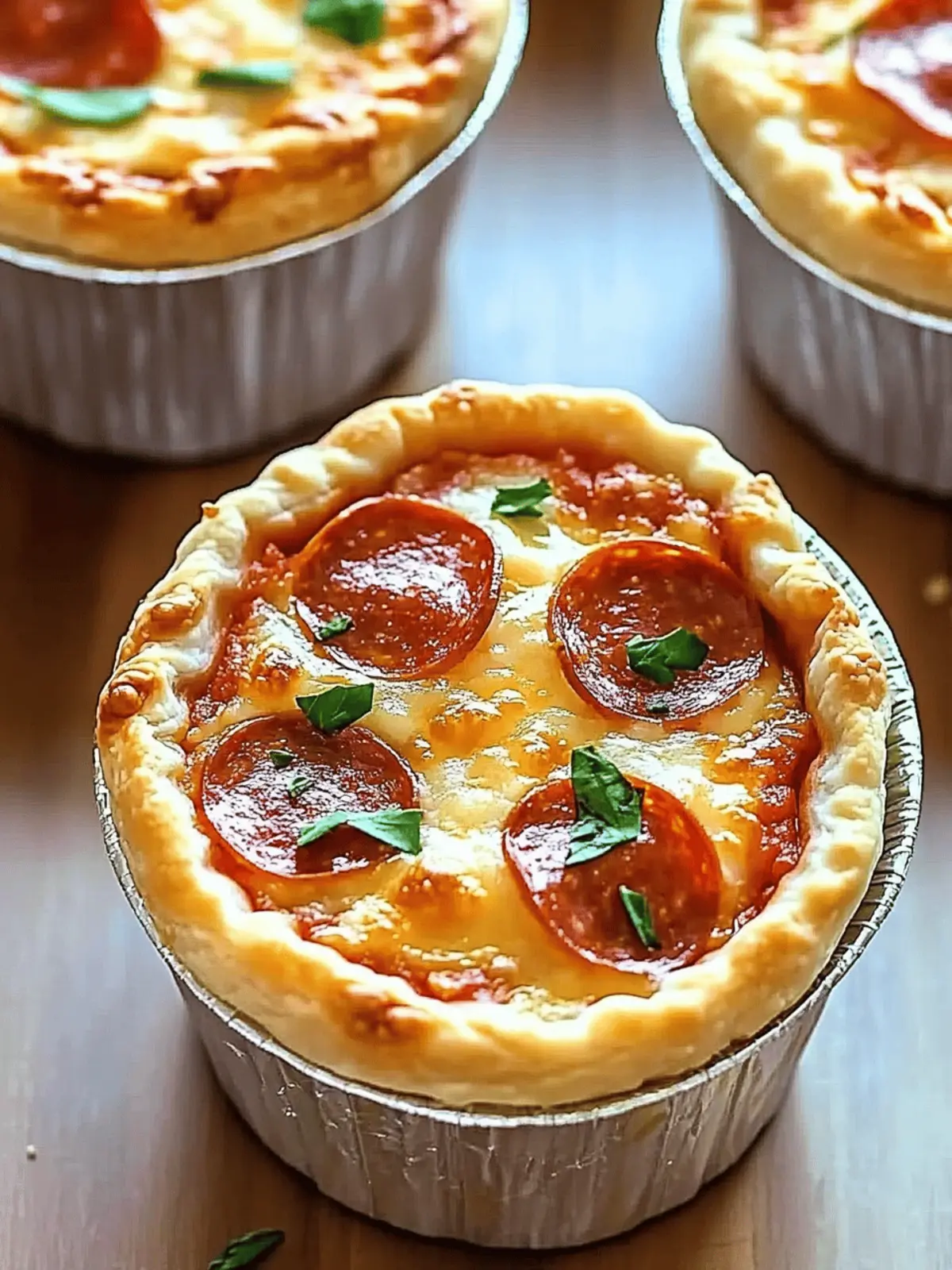 Mini Pizza Pot Pies