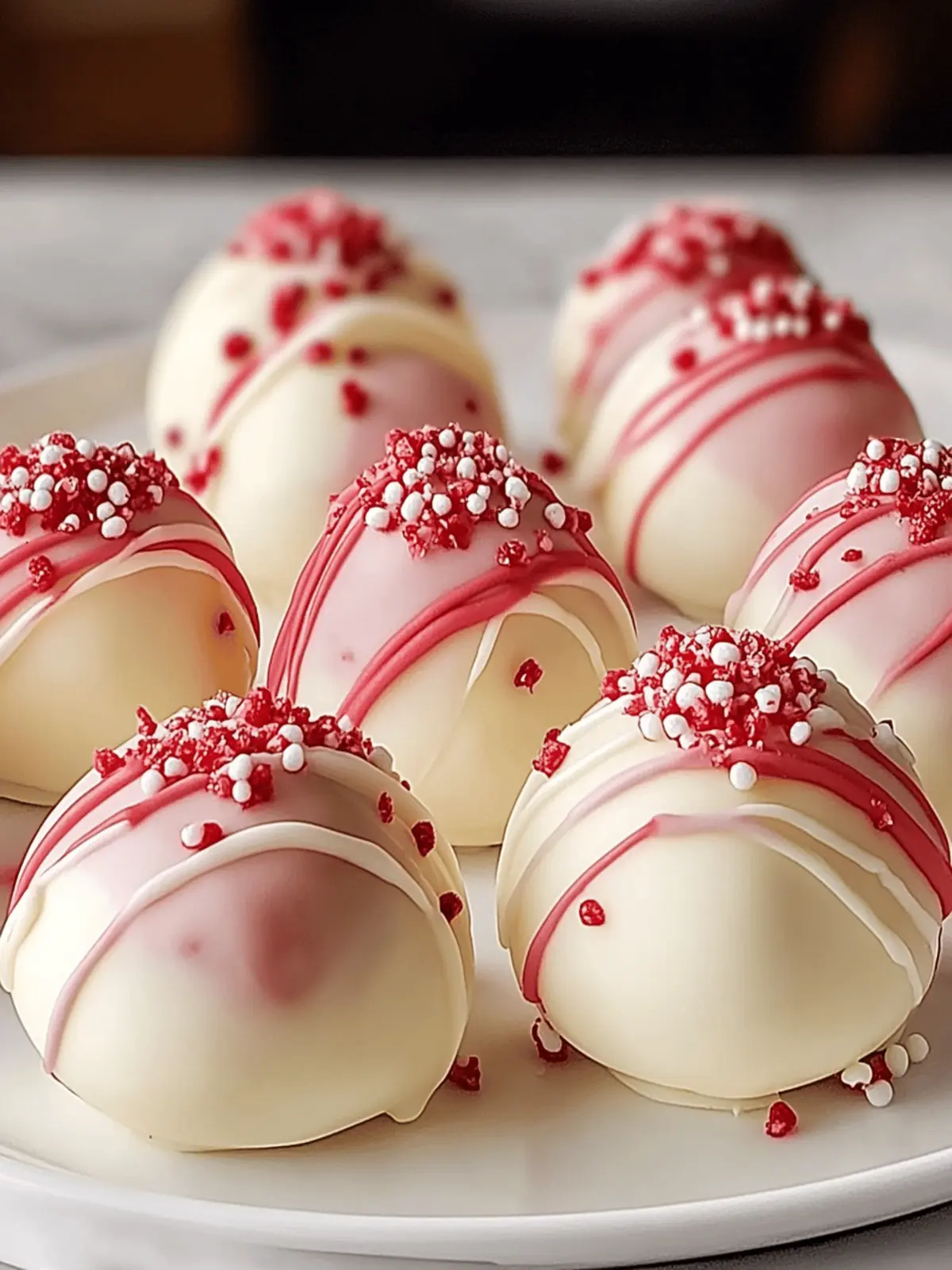 Strawberry Cheesecake Truffle Balls