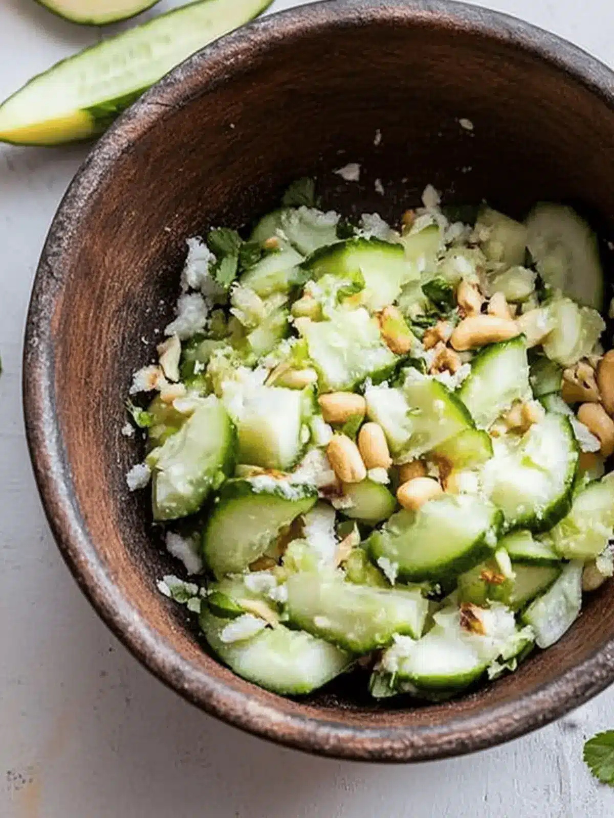 Indian Cucumber Peanut Salad