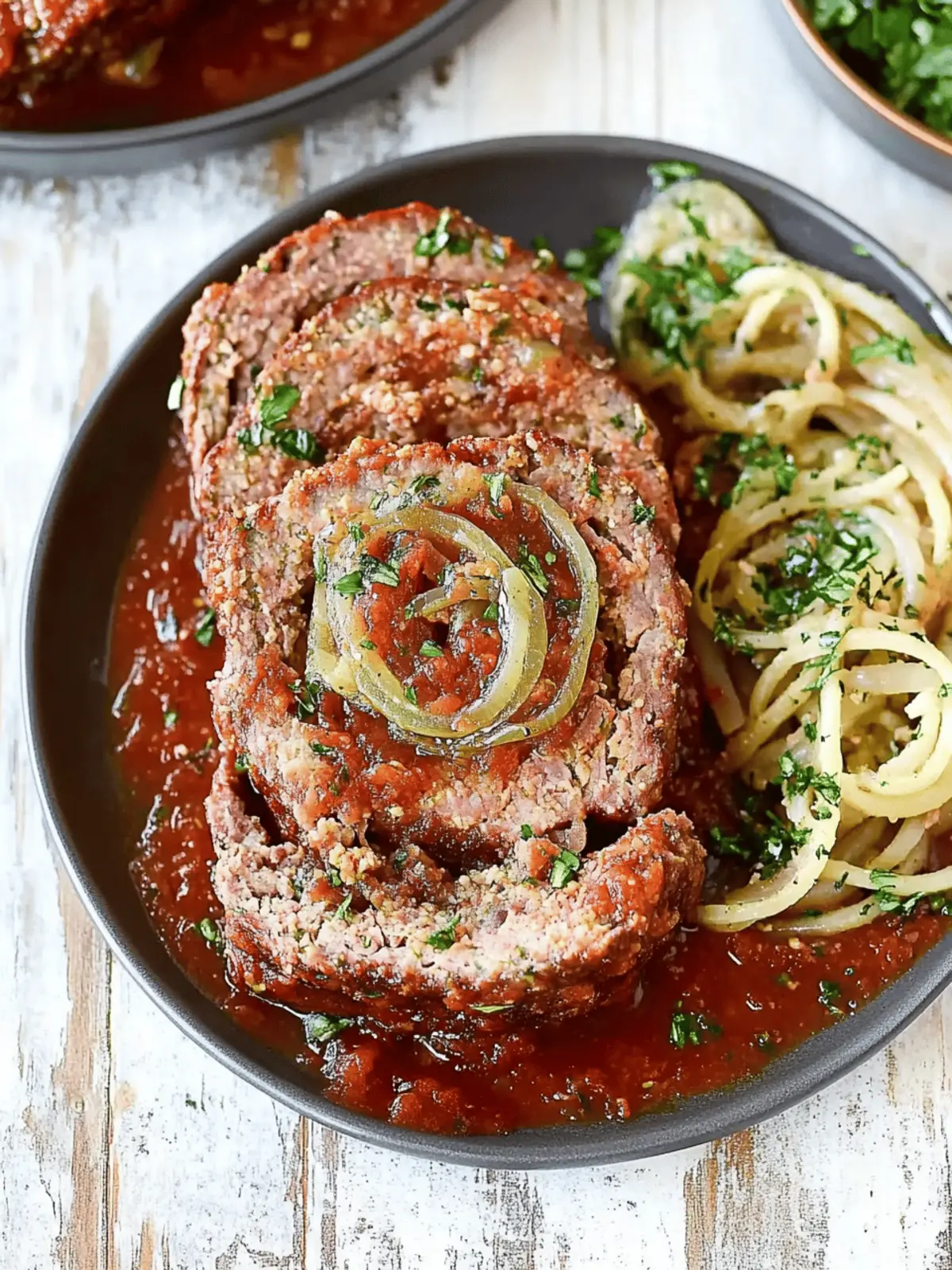 Sicilian Meatloaf: Cozy Comfort with a Gourmet Twist 4 Sicilian Meatloaf