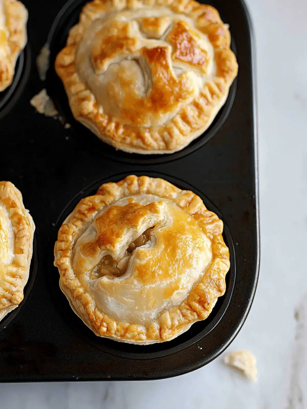 Muffin Tin Chicken Pot Pies for Cozy Comfort Moments 4 Muffin Tin Chicken Pot Pies