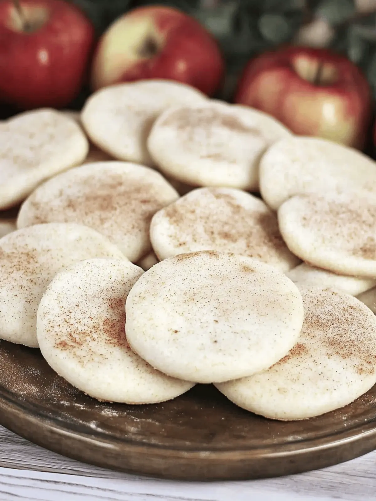 Apple Cider Shortbread Cookies