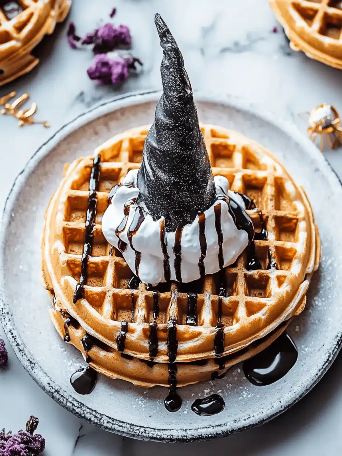 Witch Hat Waffles