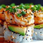SPICY SHRIMP SUSHI STACKS