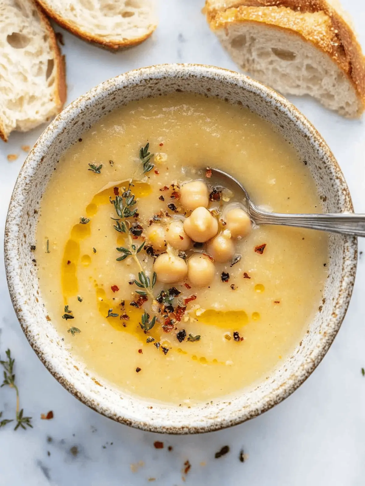 Delicious Vegan Garlic Chickpea Soup Ready in 30 Minutes 2 Vegan Garlic Chickpea Soup