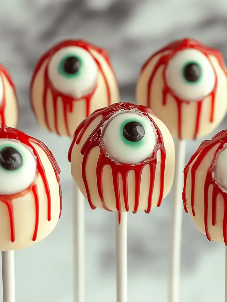 Eyeball Cake Pops