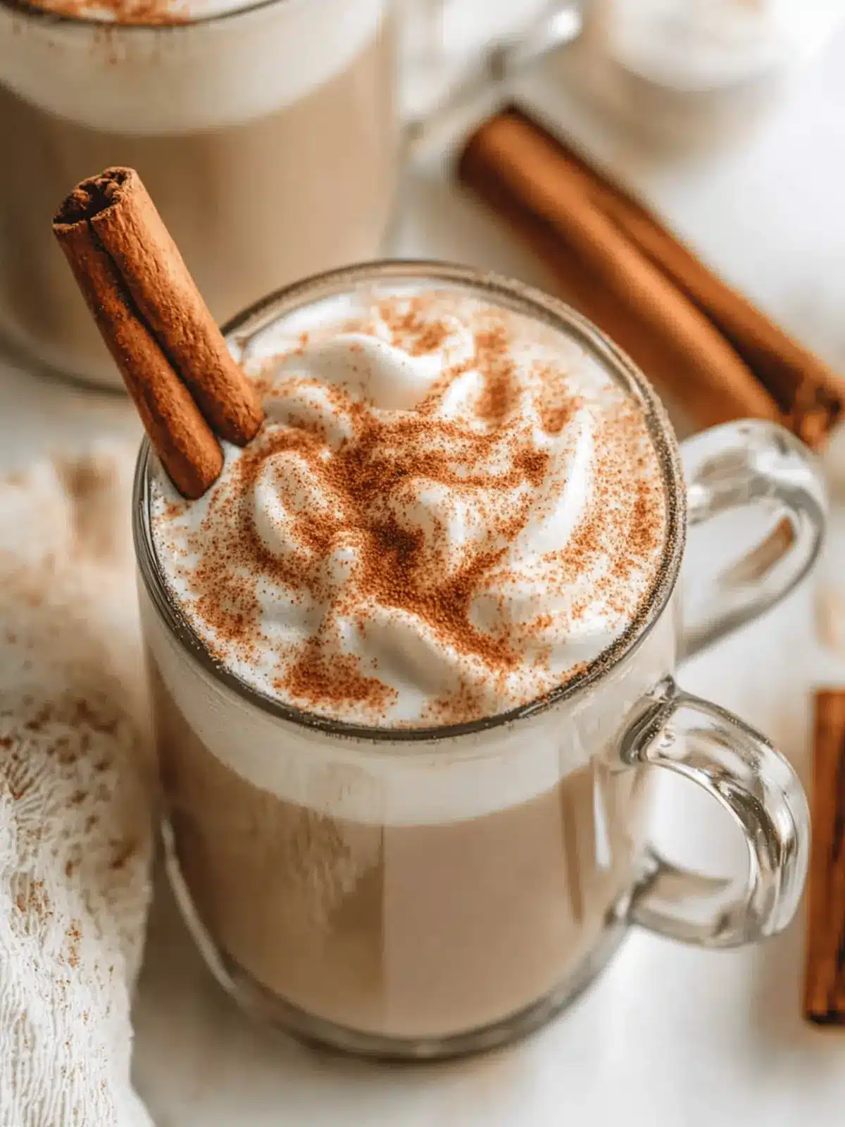 Delicious Homemade Cinnamon Lattes for Cozy Nights in 4 Cinnamon Lattes