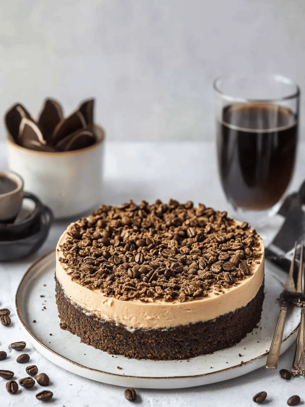 Irresistible Coffee Cheesecake with Oreo Crust Delight 5 Coffee Cheesecake